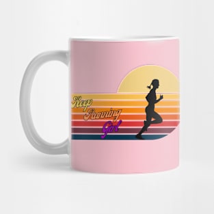 Keep Running Girl Mug